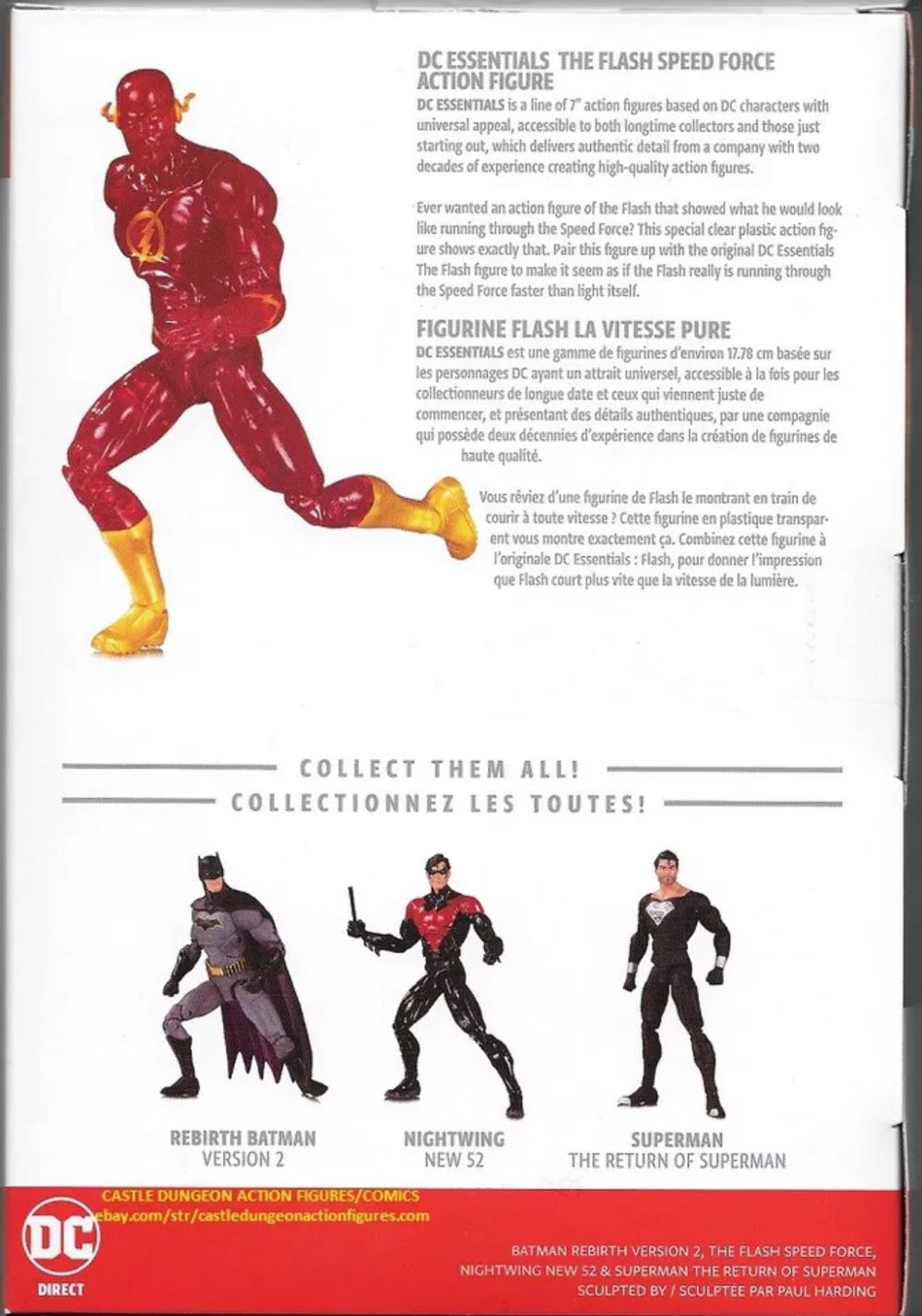 DC Essentials The Flash Speed Force - DC Direct (DC Comics) action figure collectible [Barcode 761941366906] - Main Image 3