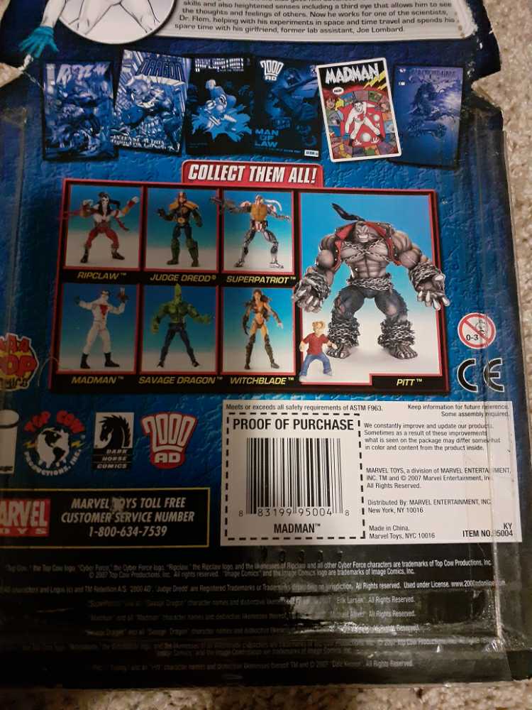 Toybiz Legendary Comicbook Heroes Madman - Marvel Toys (Legendary Heroes: 6”) action figure collectible [Barcode 883199950048] - Main Image 2