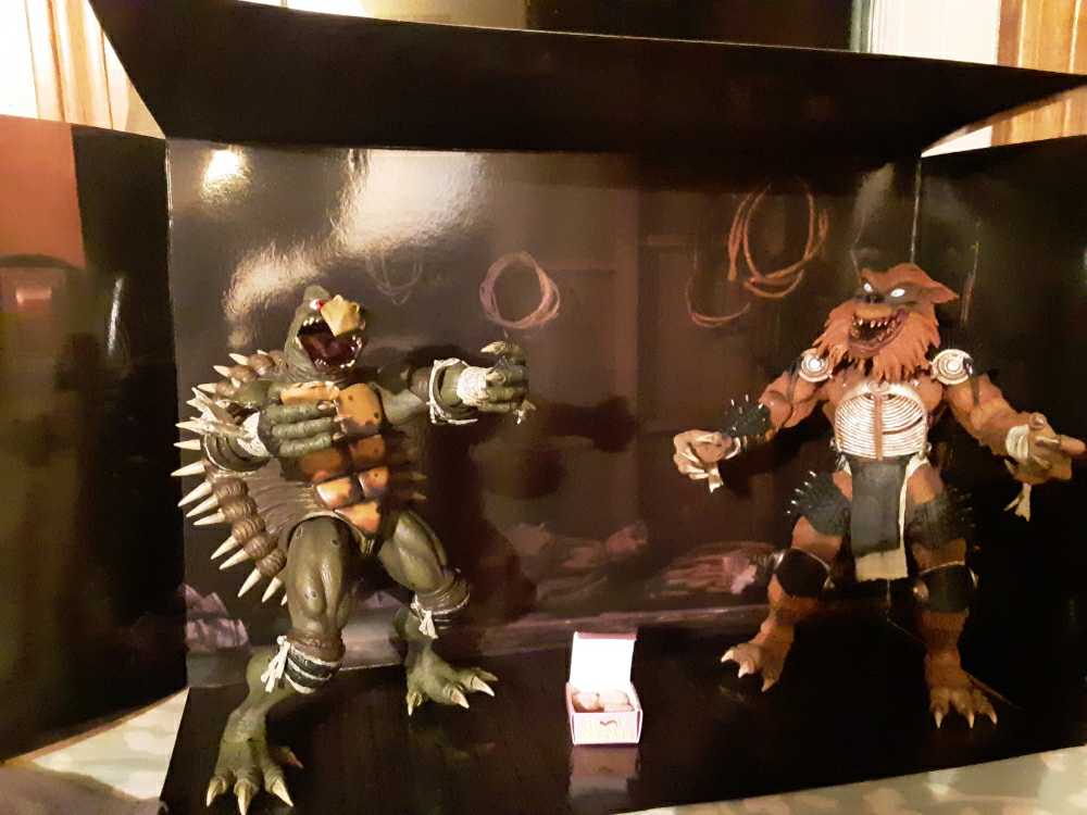 Neca - TMNT Secret of the Ooze Tokka & Rahzar - Neca (Teenage Mutant Ninja Turtles (Neca)) action figure collectible [Barcode 634482541272] - Main Image 4