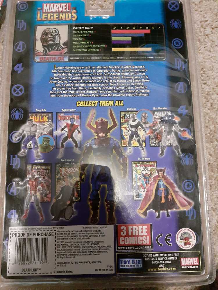 Deathlok  action figure collectible [Barcode 08689672] - Main Image 2