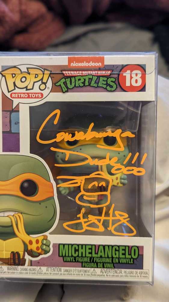 Funko Pop! Retro Toys: Teenage Mutant Ninja Turtles #18 Michelangelo - Funko Pop! Retro Toys (Teenage Mutant Ninja Turtles) action figure collectible [Barcode 889698514330] - Main Image 4