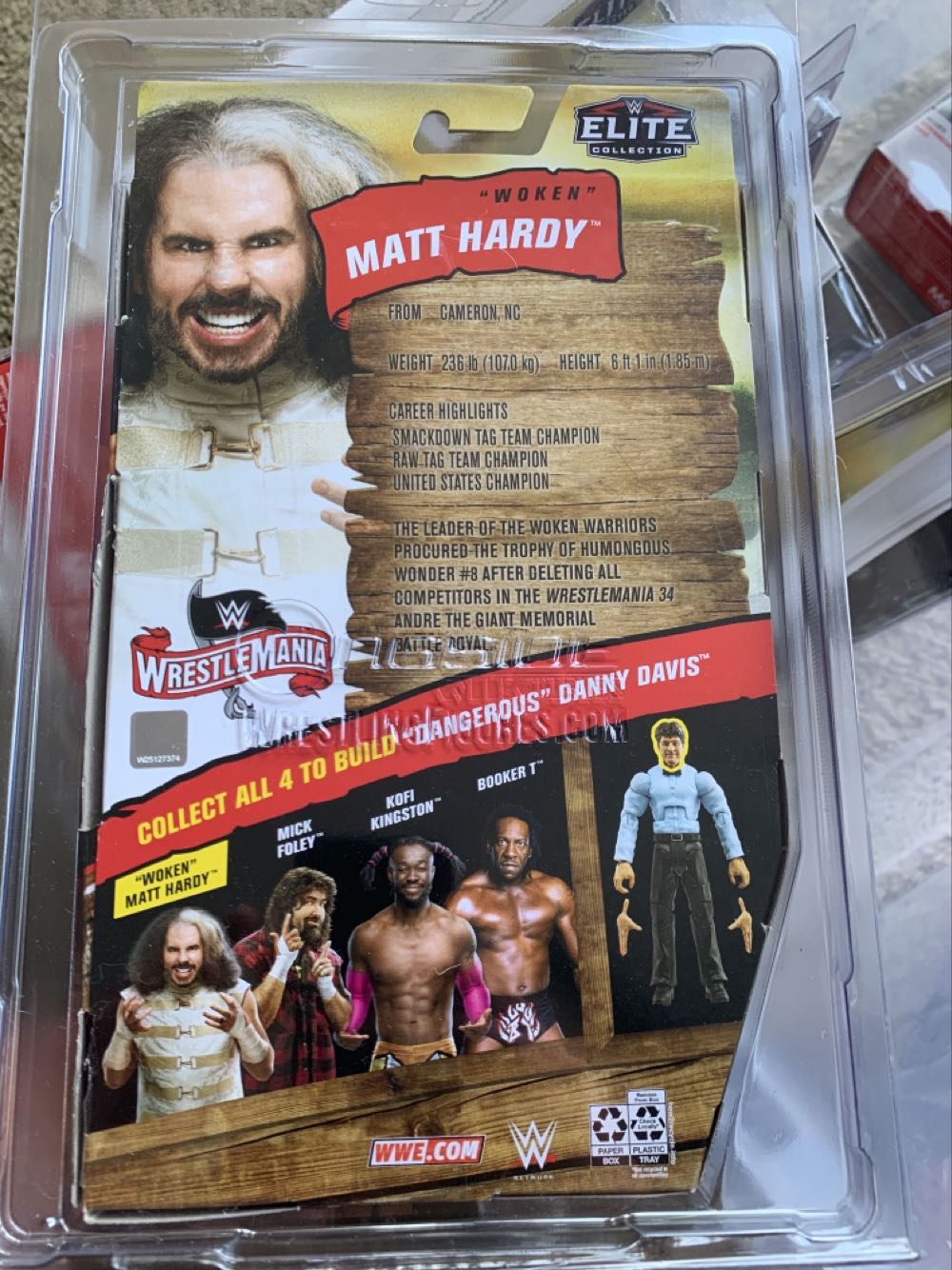 AJ Styles - Mattel (WWE Elite Collection) action figure collectible [Barcode 887961833713] - Main Image 2
