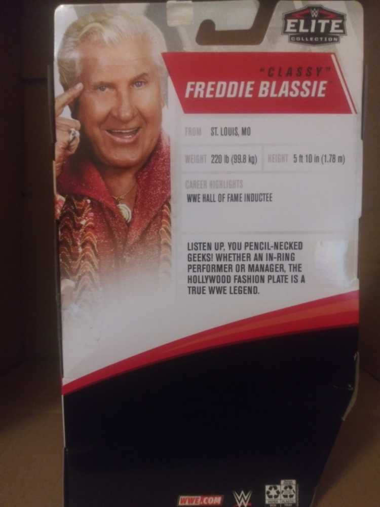 Freddie Blassie - Mattel Wwe (WWE Elite Collection) action figure collectible [Barcode 887961830019] - Main Image 3