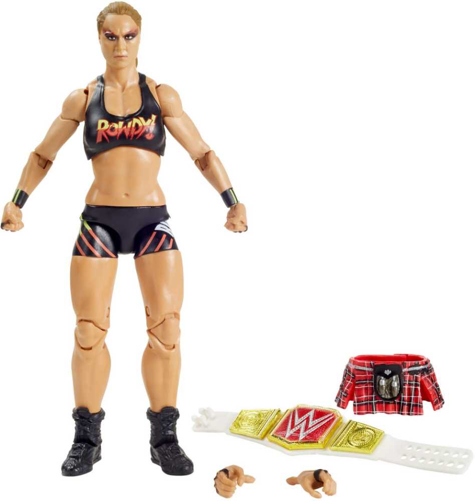 Mattel WWE Elite Collection Summerslam Ronda Rousey - Mattel Wwe (WWE Summer Slam) action figure collectible [Barcode 887961833706] - Main Image 3