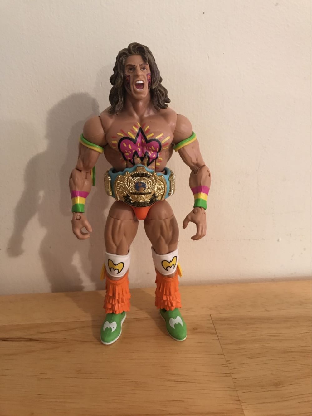 WWE Classic Ultimate Warrior - Mattel Wwe (WWE Elite Custom Ultimate Warrior) action figure collectible - Main Image 1