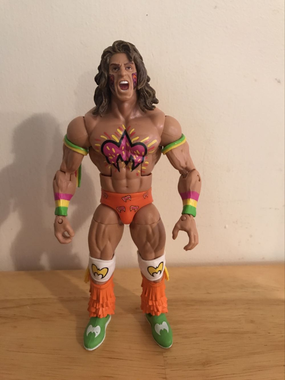 WWE Classic Ultimate Warrior - Mattel Wwe (WWE Elite Custom Ultimate Warrior) action figure collectible - Main Image 3