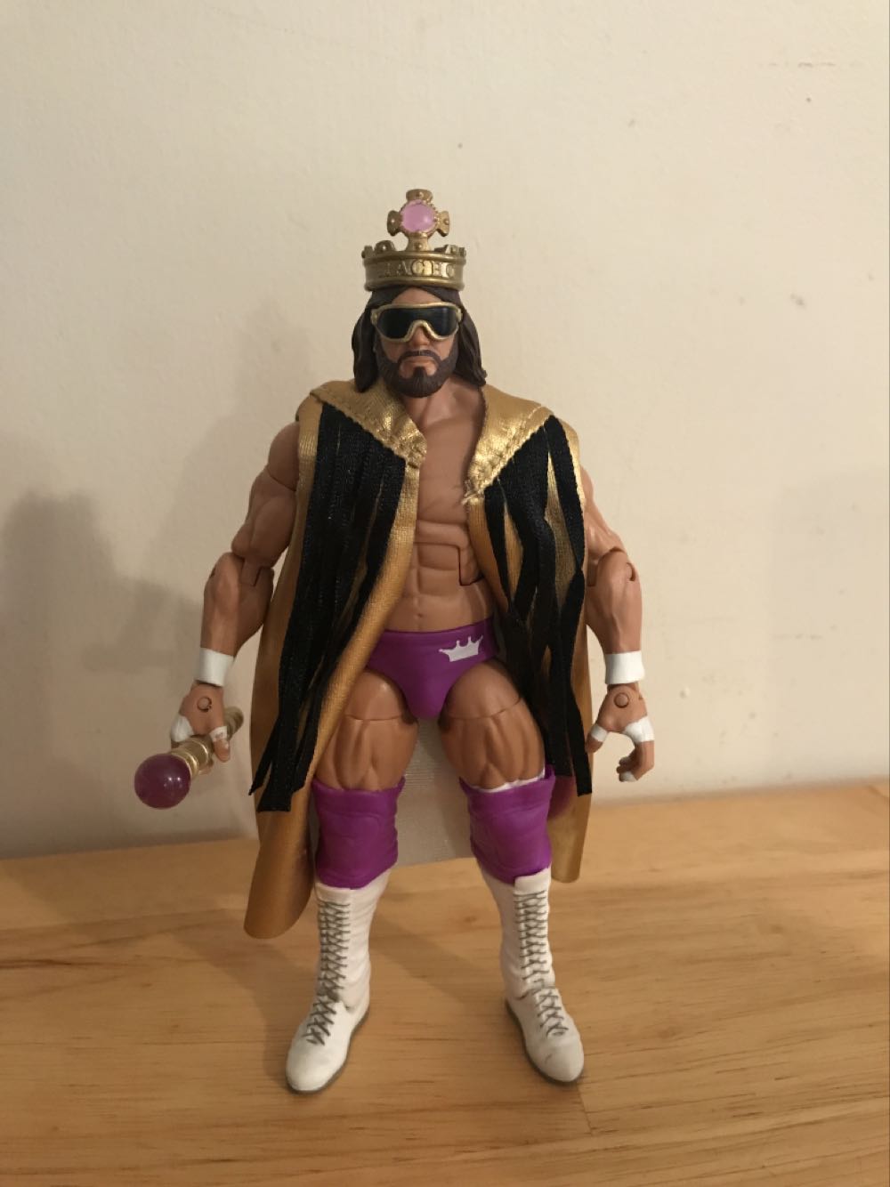 “Macho King” Randy Savage - Mattel Wwe (WWE Elite Ringside Collectibles Exclusive Legends Series “Macho King” Randy Savage) action figure collectible - Main Image 1