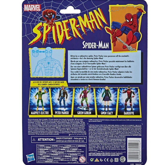 Spider-Man - Hasbro Marvel (Spider-Man Retro Collection) action figure collectible - Main Image 3