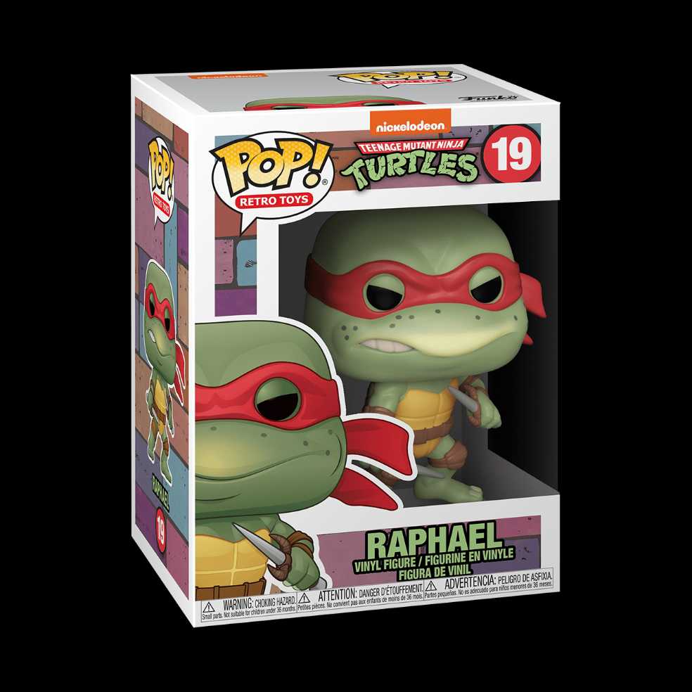 Tmnt Raphael Retro Toys: Teenage Mutant Ninja Turtles #19 Raphael - Funko (Teenage Mutant Ninja Turtles) action figure collectible [Barcode 889698514323] - Main Image 2