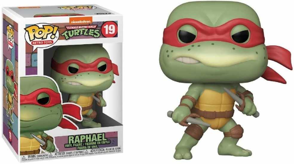 Tmnt Raphael Retro Toys: Teenage Mutant Ninja Turtles #19 Raphael - Funko (Teenage Mutant Ninja Turtles) action figure collectible [Barcode 889698514323] - Main Image 3