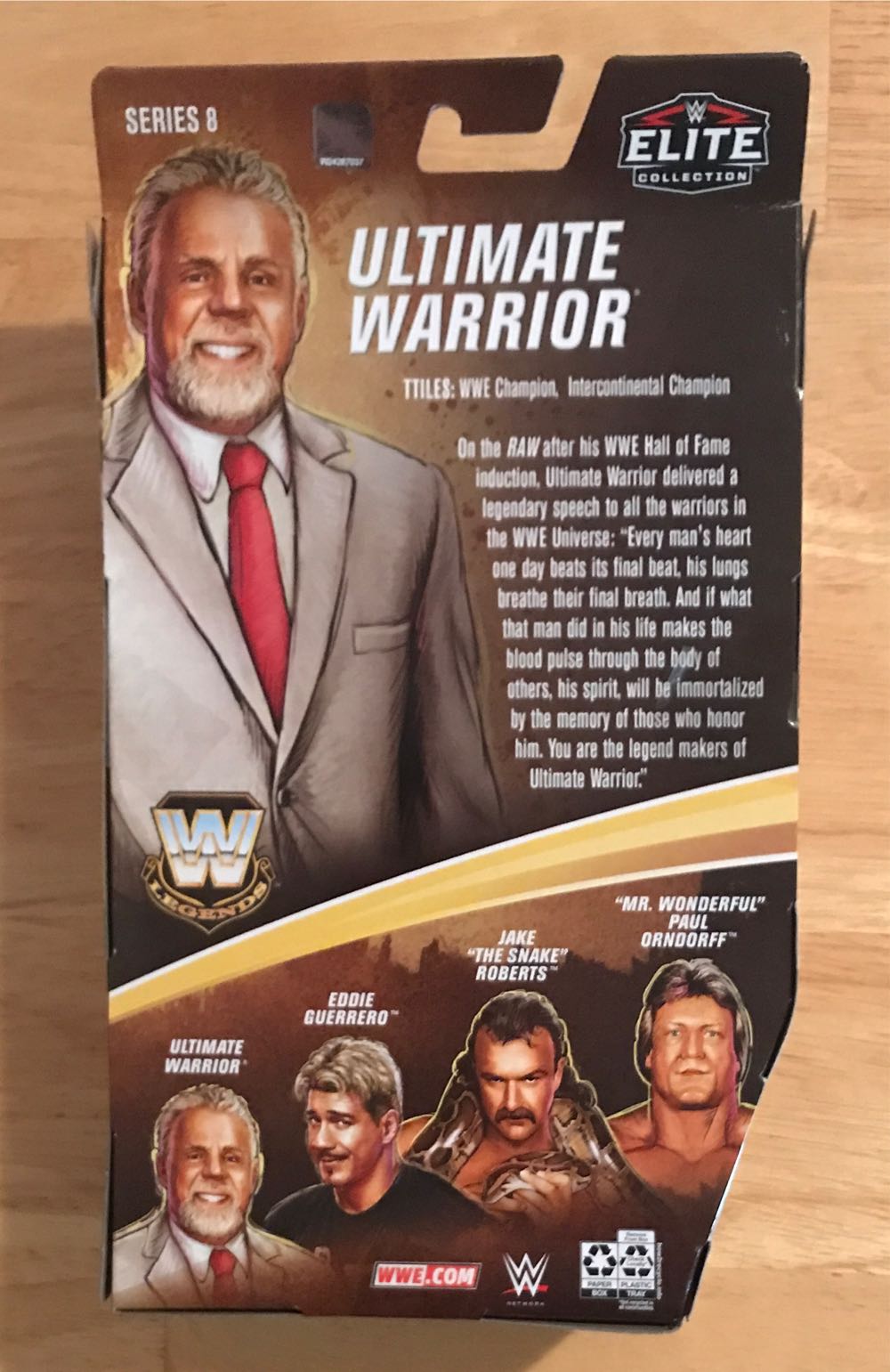 Ultimate Warrior Elite Target Series 8 - Mattel (Wwe Elite) action figure collectible [Barcode 887961906462] - Main Image 2