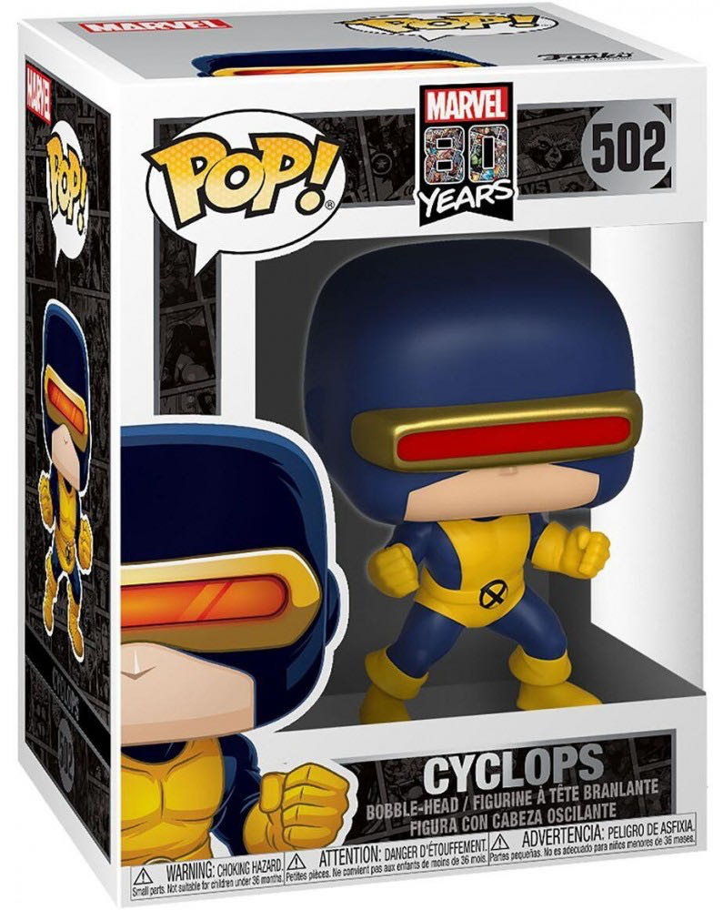 Funko Pop: Marvel 80th Cyclops #502 - Funko (Funko Pops) action figure collectible [Barcode 889698407144] - Main Image 2