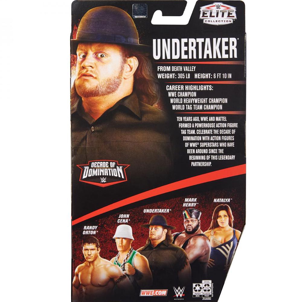 Undertaker - Mattel Wwe (WWE Decade Of Domination) action figure collectible - Main Image 4