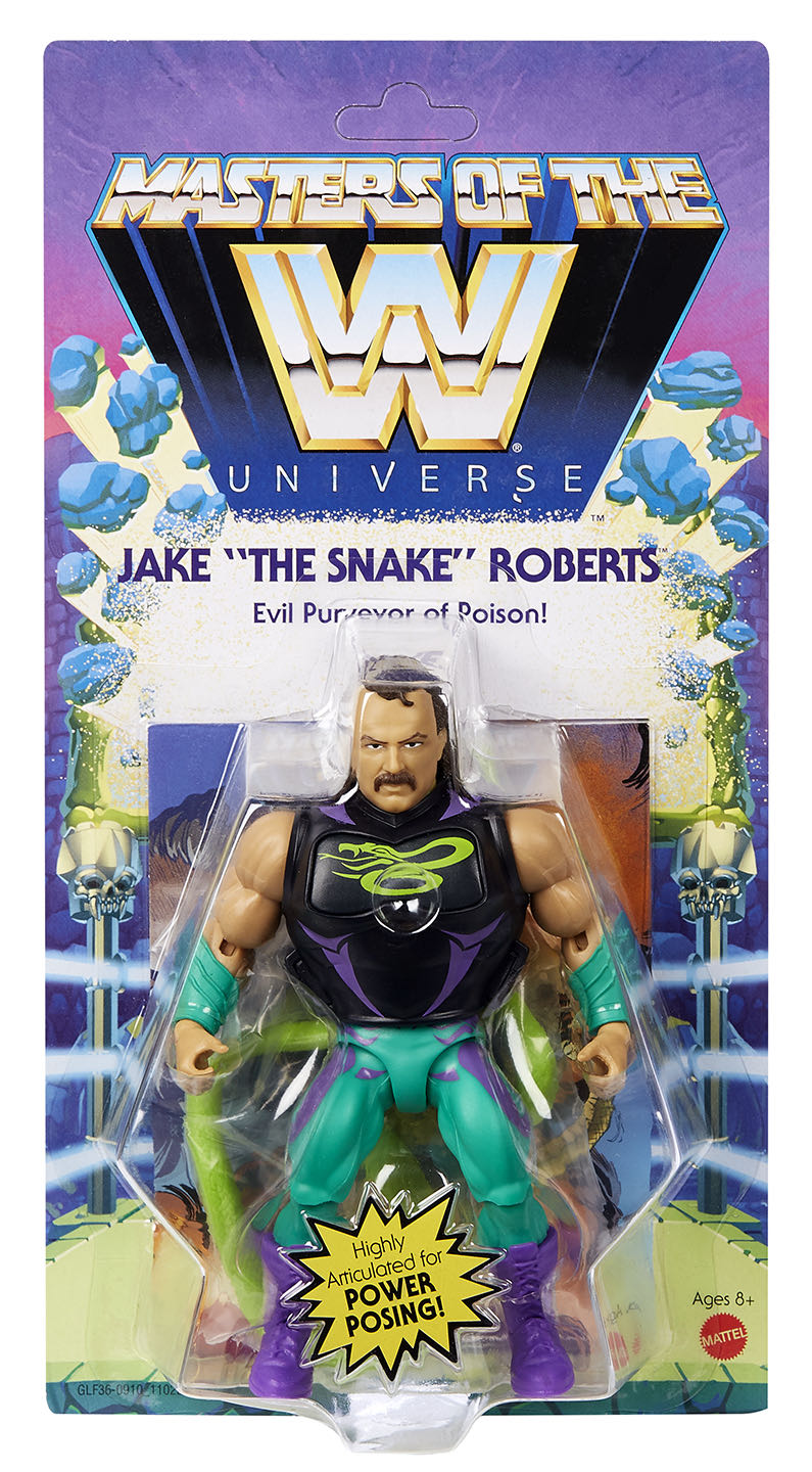 Jake ”The Snake” Roberts - Mattel Wwe (Masters Of The WWE Universe) action figure collectible - Main Image 1