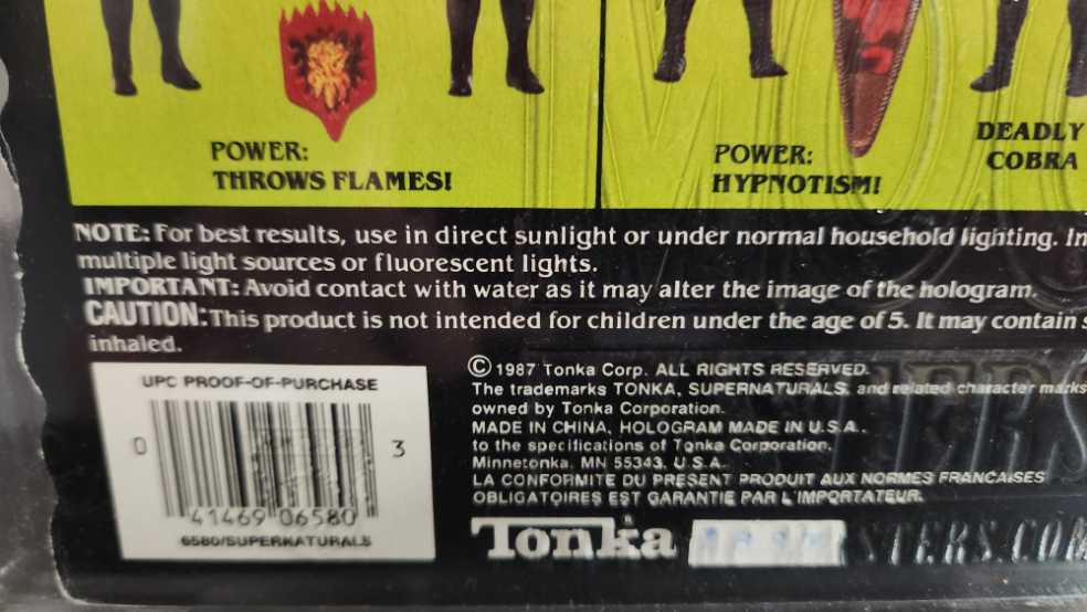 Super Naturals - Skull Evil Leader - Tonka (Super Naturals) action figure collectible [Barcode 041469065803] - Main Image 3