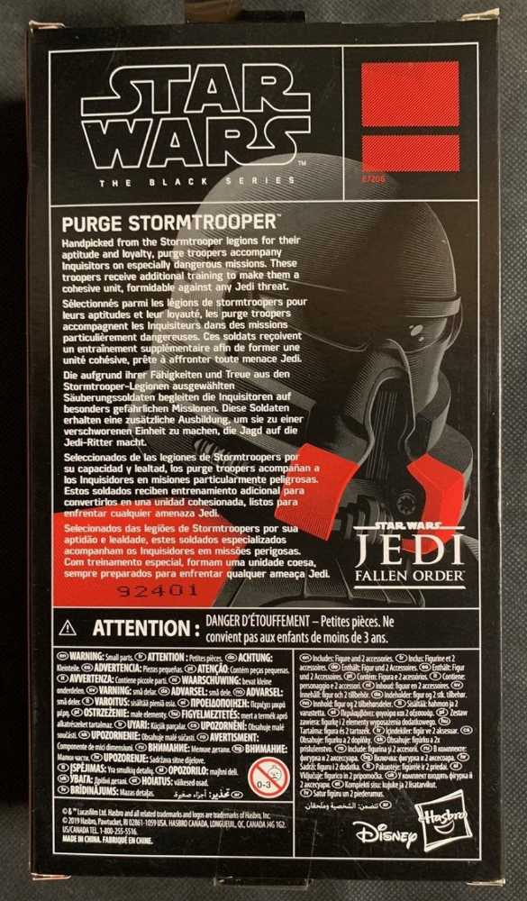 Exclusive Purge Stormtrooper - Hasbro (The Black Series (6”)) action figure collectible [Barcode 5010993663880] - Main Image 2