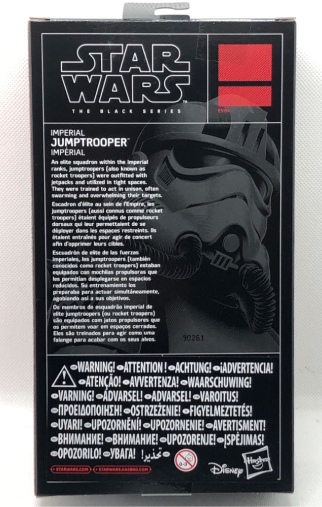 Imperial Jumptrooper - Hasbro (Star Wars Black 6”) (Starwars Black 6 inch) action figure collectible [Barcode 5010993603633] - Main Image 2