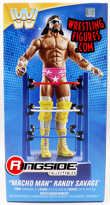 “Macho Man” Randy Savage - Mattel WWE (WWE Wrestlemania Celebration) action figure collectible - Main Image 4