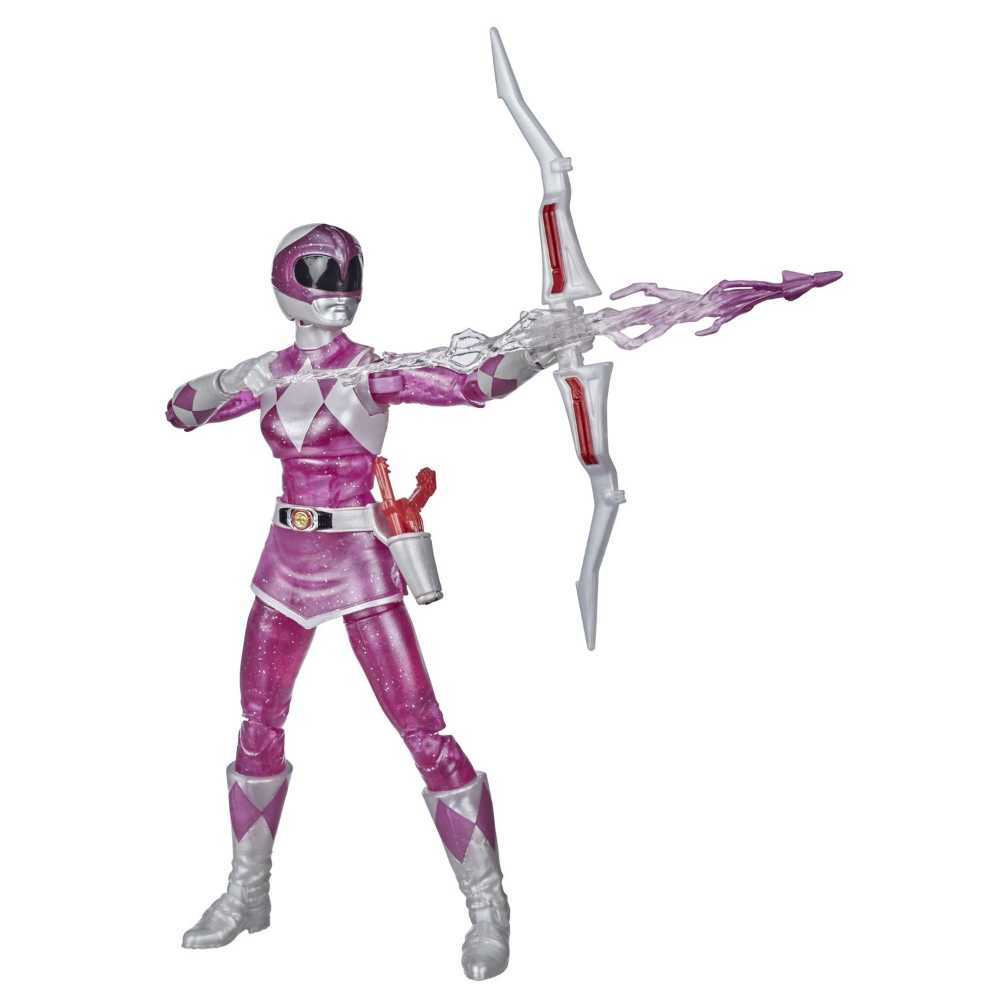 Mighty Morphin Metallic Armor Pink Ranger - Hasbro (Mighty Morphin Power Rangers) action figure collectible [Barcode 5010993791354] - Main Image 4
