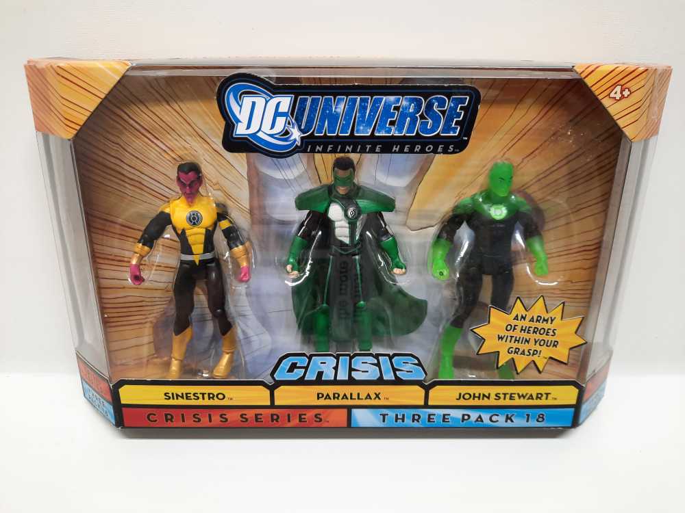 Parallax, Sinestro, and John Stewart - Mattel (DC: Universe: 3”) action figure collectible [Barcode 027084726619] - Main Image 2