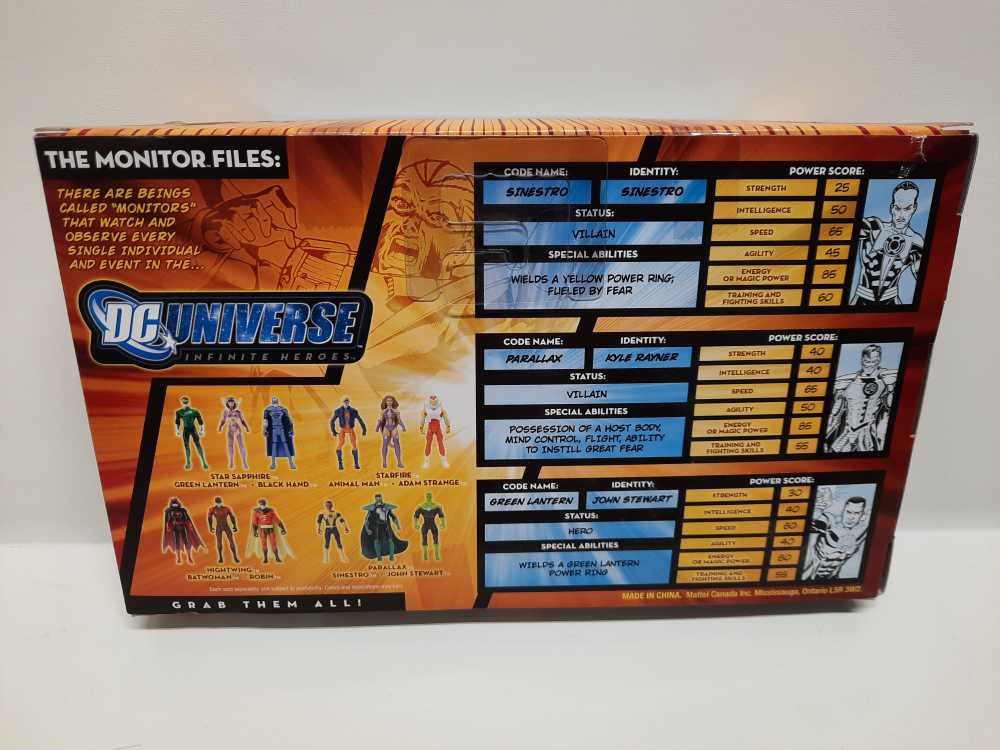 Parallax, Sinestro, and John Stewart - Mattel (DC: Universe: 3”) action figure collectible [Barcode 027084726619] - Main Image 3