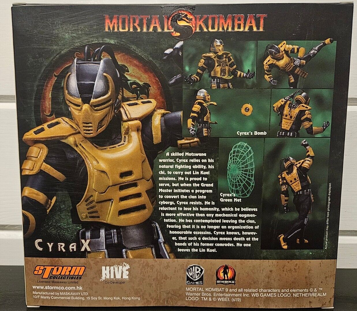 Storm Collectibles 1 12 Cyrax Mortal Kombat - Storm Collectibles (Mortal Kombat) action figure collectible [Barcode 4897072871173] - Main Image 3