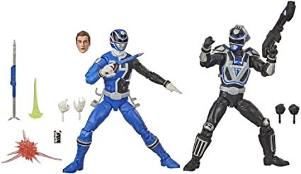 2 Pack S.P.D. B-Squad Blue Ranger V/S A-Squad Blue Ranger 2-pack - Hasbro (Power Rangers Lightning Collection) action figure collectible [Barcode 5010993774357] - Main Image 2