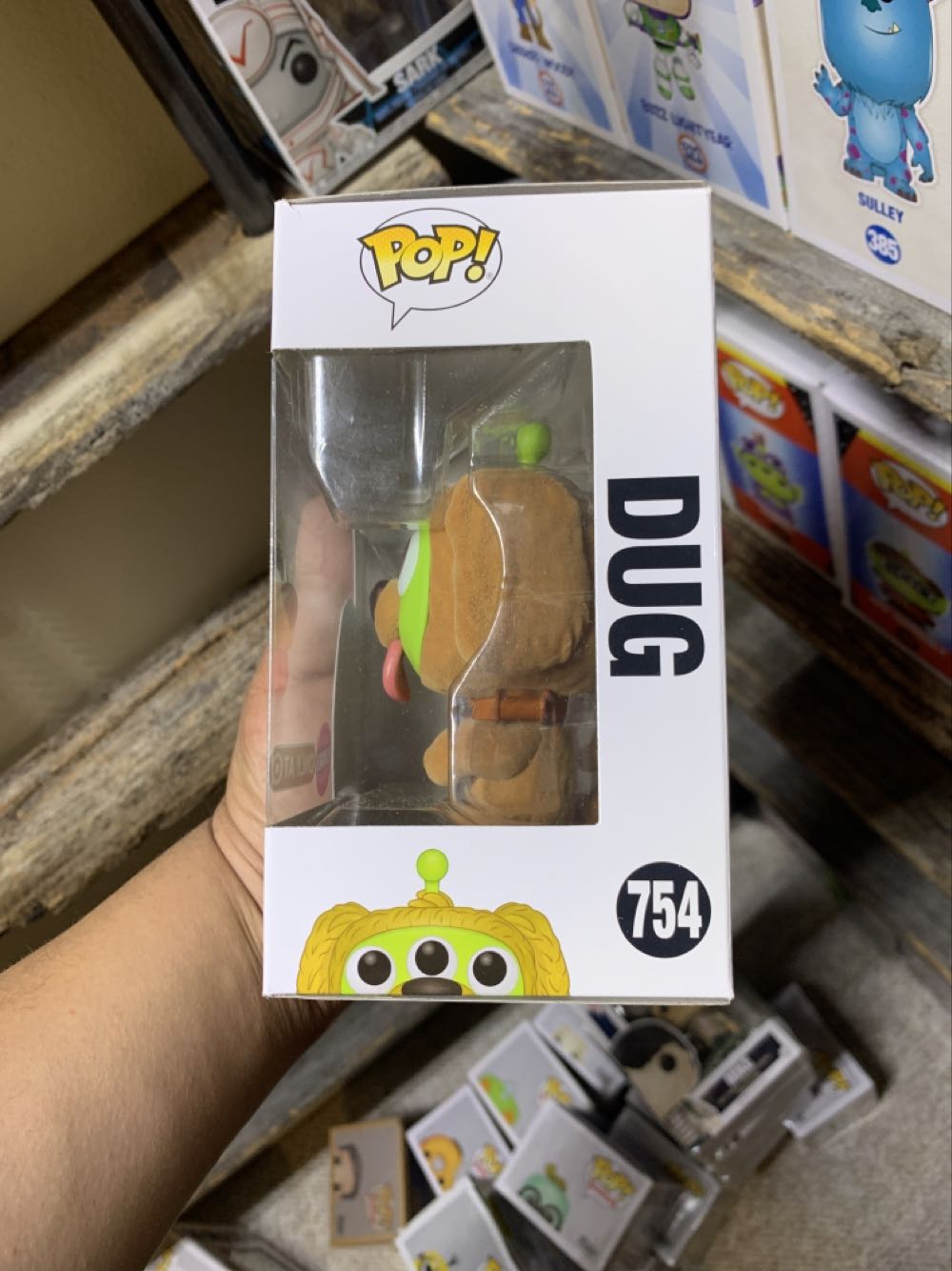 Toy Story Pixar Alien Remix Alien As Dug Flocked Vinyl Figure  action figure collectible [Barcode 889698367158] - Main Image 2