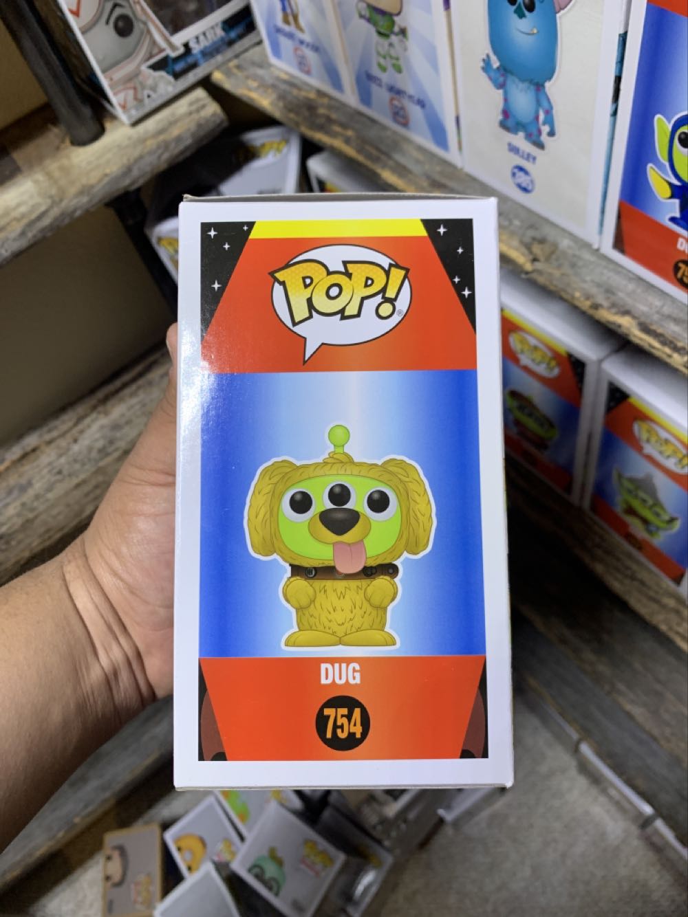 Toy Story Pixar Alien Remix Alien As Dug Flocked Vinyl Figure  action figure collectible [Barcode 889698367158] - Main Image 3