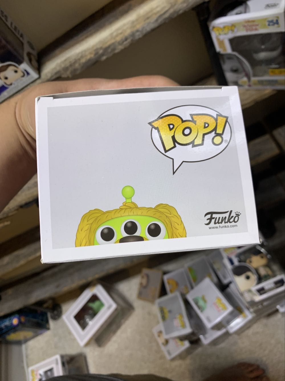 Toy Story Pixar Alien Remix Alien As Dug Flocked Vinyl Figure  action figure collectible [Barcode 889698367158] - Main Image 4