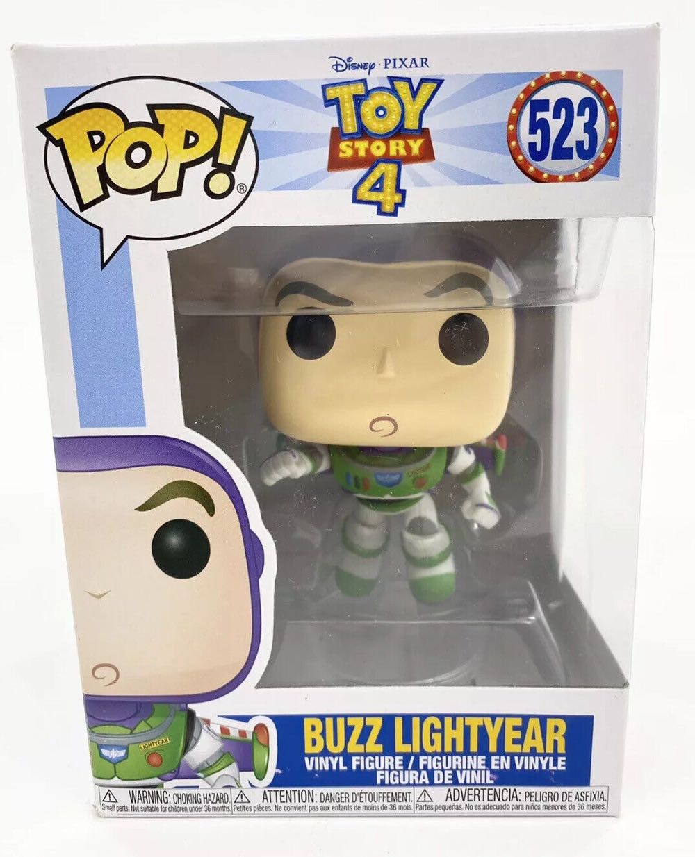 Toy Story Funko Pop! Disney: Toy Story 4 Buzz Lightyear Multicolor Standard  action figure collectible [Barcode 889698373906] - Main Image 3