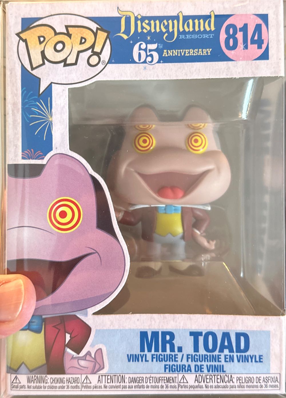 Mr Toad  action figure collectible [Barcode 889698511728] - Main Image 2