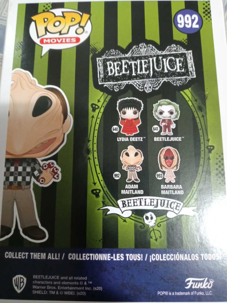 Adam Maitland - Funko (Beetlejuice) action figure collectible [Barcode 889698491693] - Main Image 2