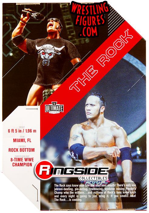 The Rock - Mattel Wwe (WWE Ultimate Edition 6) action figure collectible - Main Image 4