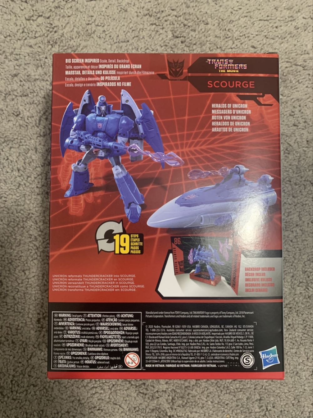 TF Studio Series 86-05: Voyager Scourge - Hasbro / Takara Tomy (Transformers Studio Series ‘86) action figure collectible [Barcode 630509974948] - Main Image 2