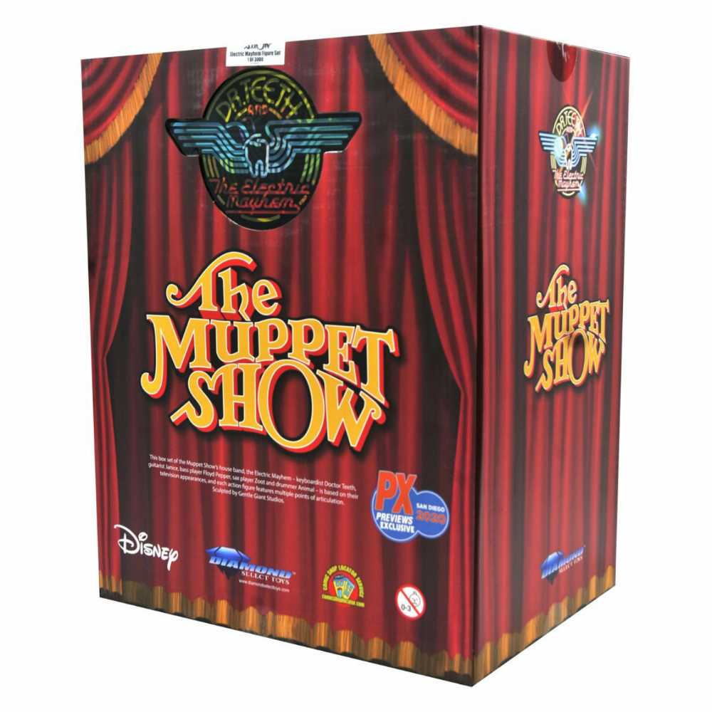 The Muppet Show Electric Mayhem Figure Set - Diamond Select action figure collectible [Barcode 699788841907] - Main Image 2