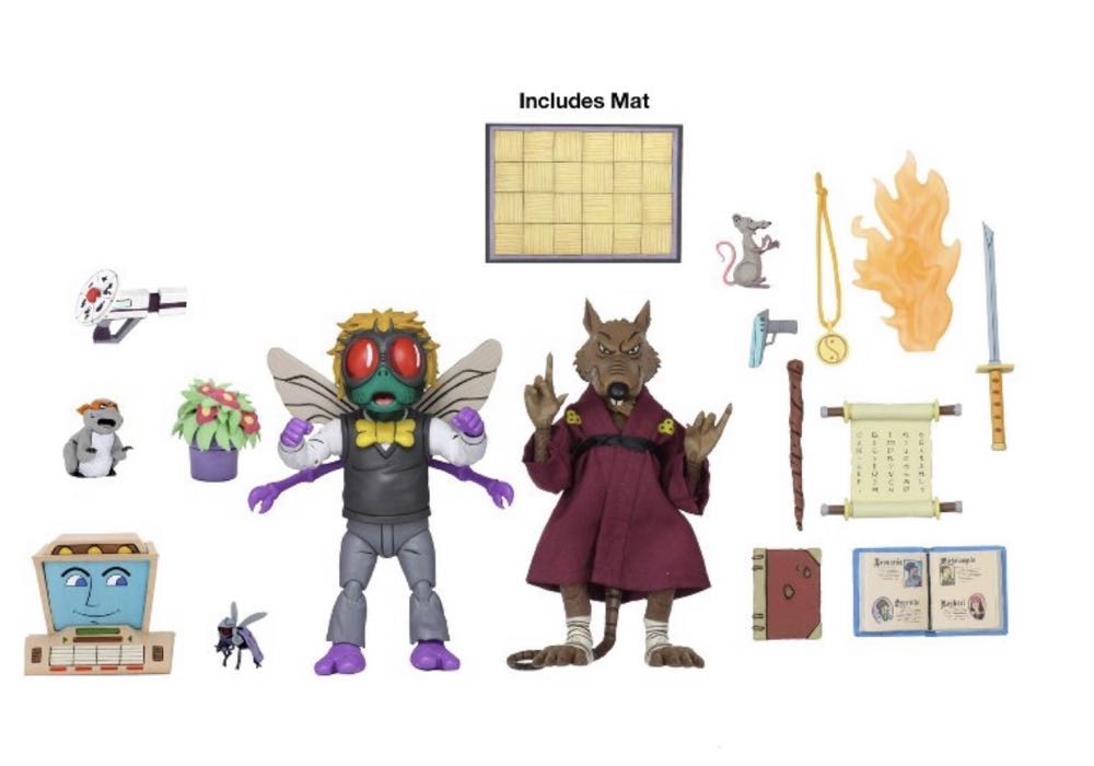 NECA: TMNT (Cartoon)- Splinter Vs Baxter (Target Exclusive) - Neca (Teenage Mutant Ninja Turtles) action figure collectible [Barcode 634482541586] - Main Image 4