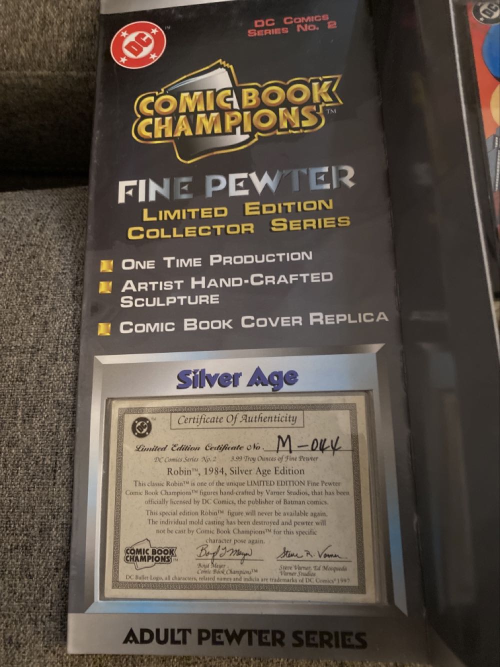 DC Comic Book Champions Pewter Robin - DC Direct action figure collectible - Main Image 2