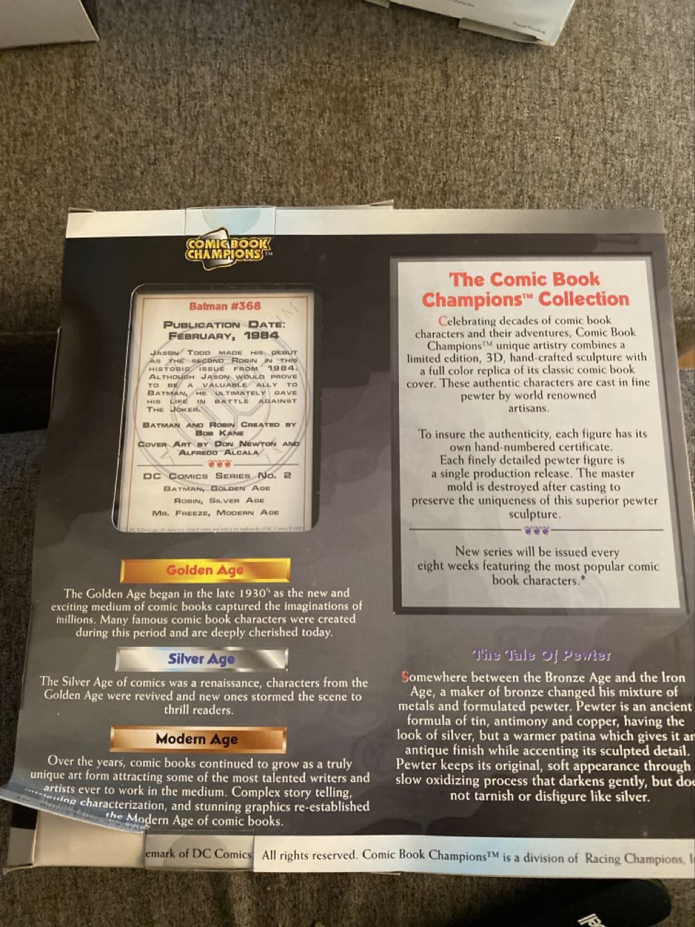 DC Comic Book Champions Pewter Robin - DC Direct action figure collectible - Main Image 4