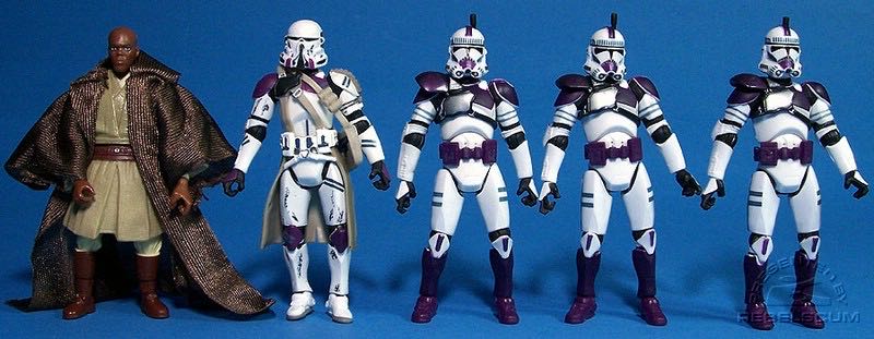 Mace Windu’s Attack Battalion - Hasbro (Star Wars: Revenge of the Sith) action figure collectible [Barcode 653569160854] - Main Image 2