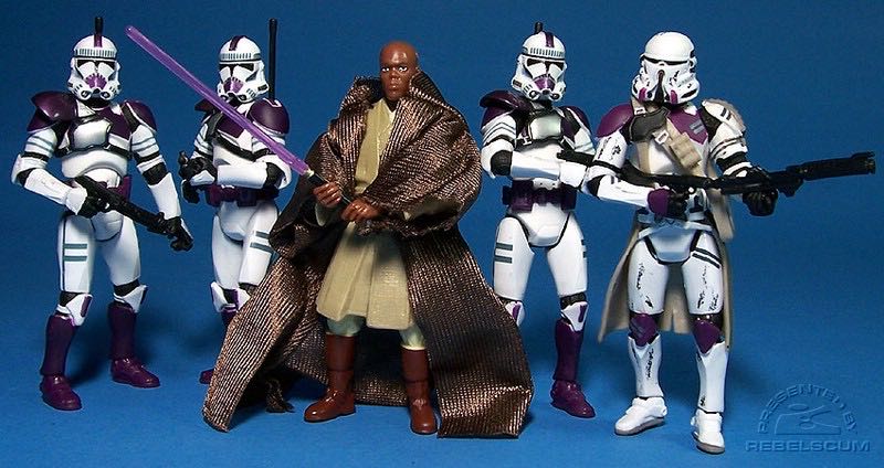 Mace Windu’s Attack Battalion - Hasbro (Star Wars: Revenge of the Sith) action figure collectible [Barcode 653569160854] - Main Image 3