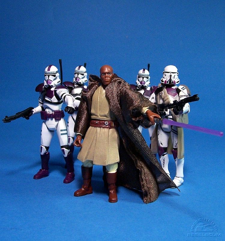 Mace Windu’s Attack Battalion - Hasbro (Star Wars: Revenge of the Sith) action figure collectible [Barcode 653569160854] - Main Image 4