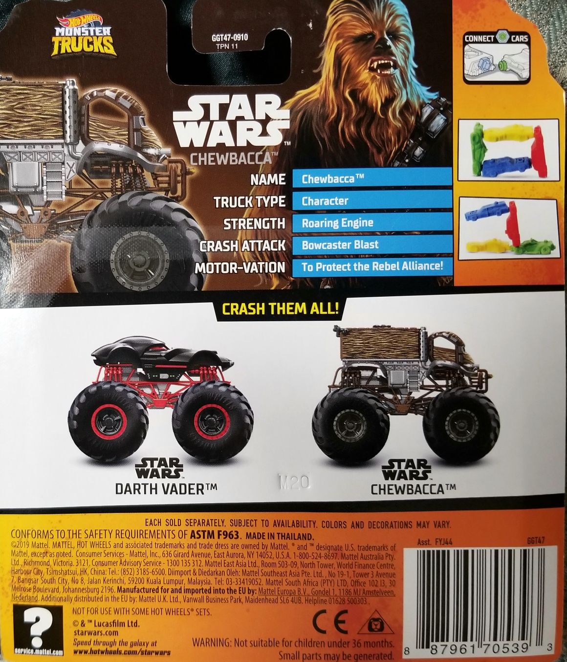 MOTU Hot Wheels: Skeletor Monster Trucks - Hot Wheels from Mattel (Hot Wheels) action figure collectible [Barcode 887961705393] - Main Image 2