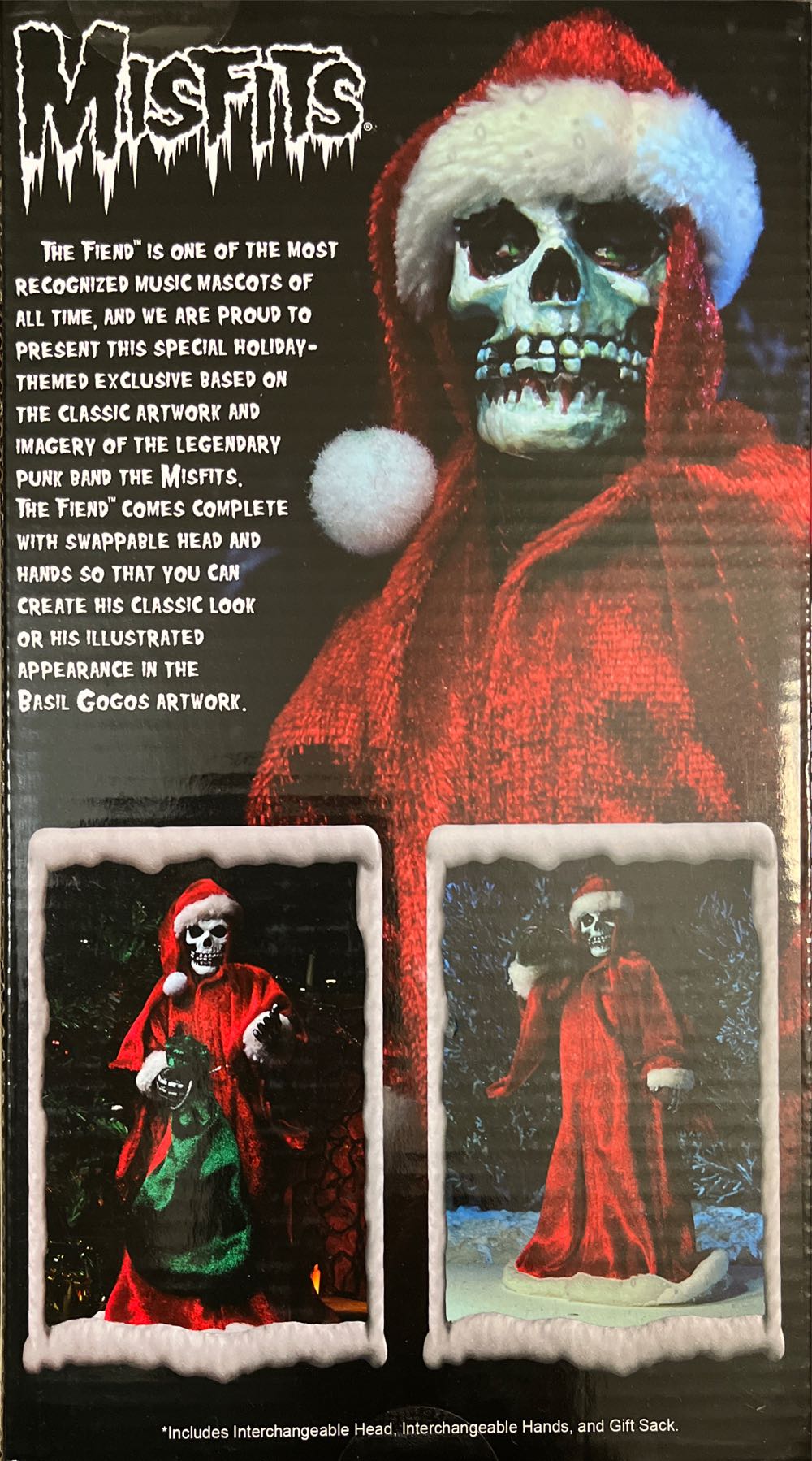 Misfits - The Fiend Clothed Action Figure Holiday Edition - Neca (Neca) action figure collectible [Barcode 634482040539] - Main Image 2