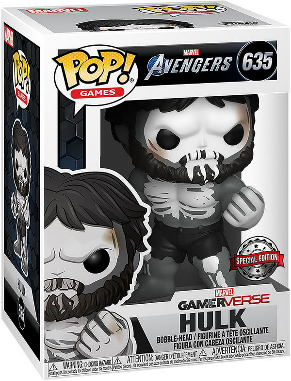 Hulk (Avengers Gamer Verse) 635 Special Edition  action figure collectible [Barcode 889698478168] - Main Image 2