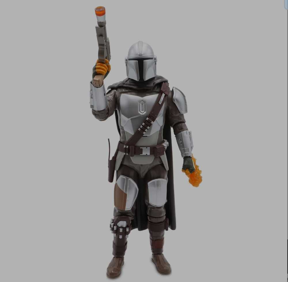 Disney Store Talking Mandalorian Din Djarin Star Wars MANDO - Disney Store Exclusive (Star Wars Disney 15” Talking Action Figure) action figure collectible [Barcode 461011321711] - Main Image 4