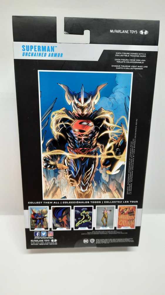 Superman: Unchained Armor - McFarlane Toys (DC: Multiverse: 6”) action figure collectible [Barcode 787926920246] - Main Image 2