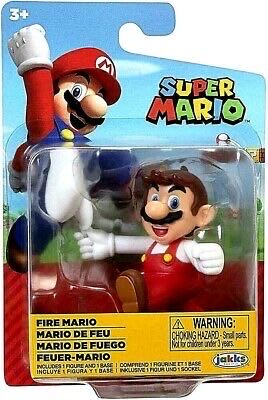Super Super Mario Tipping Hat Fire Mario - JAKKS Pacific, Inc. (Nintendo) action figure collectible [Barcode 192995405448] - Main Image 2