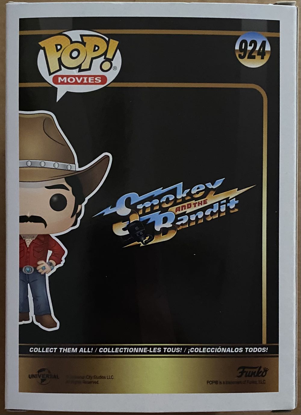 Pop! Movies (Smokey And The Bandit): #924 Bo “Bandit” Darville - Funko (Smokey And The Bandit) action figure collectible [Barcode 889698470834] - Main Image 3
