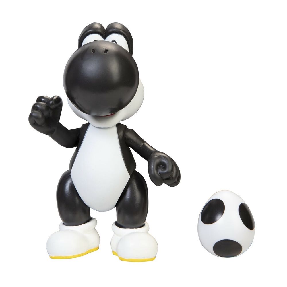 Yoshi (Black with black egg) - JAKKS Pacific, Inc. (Super Mario) action figure collectible [Barcode 192995406773] - Main Image 2